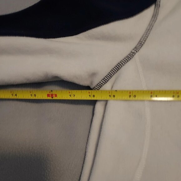 Vintage Nautica Spell Out Fleece Sweater Size S USA 1/4 Zip Pullover - Picture 8 of 9